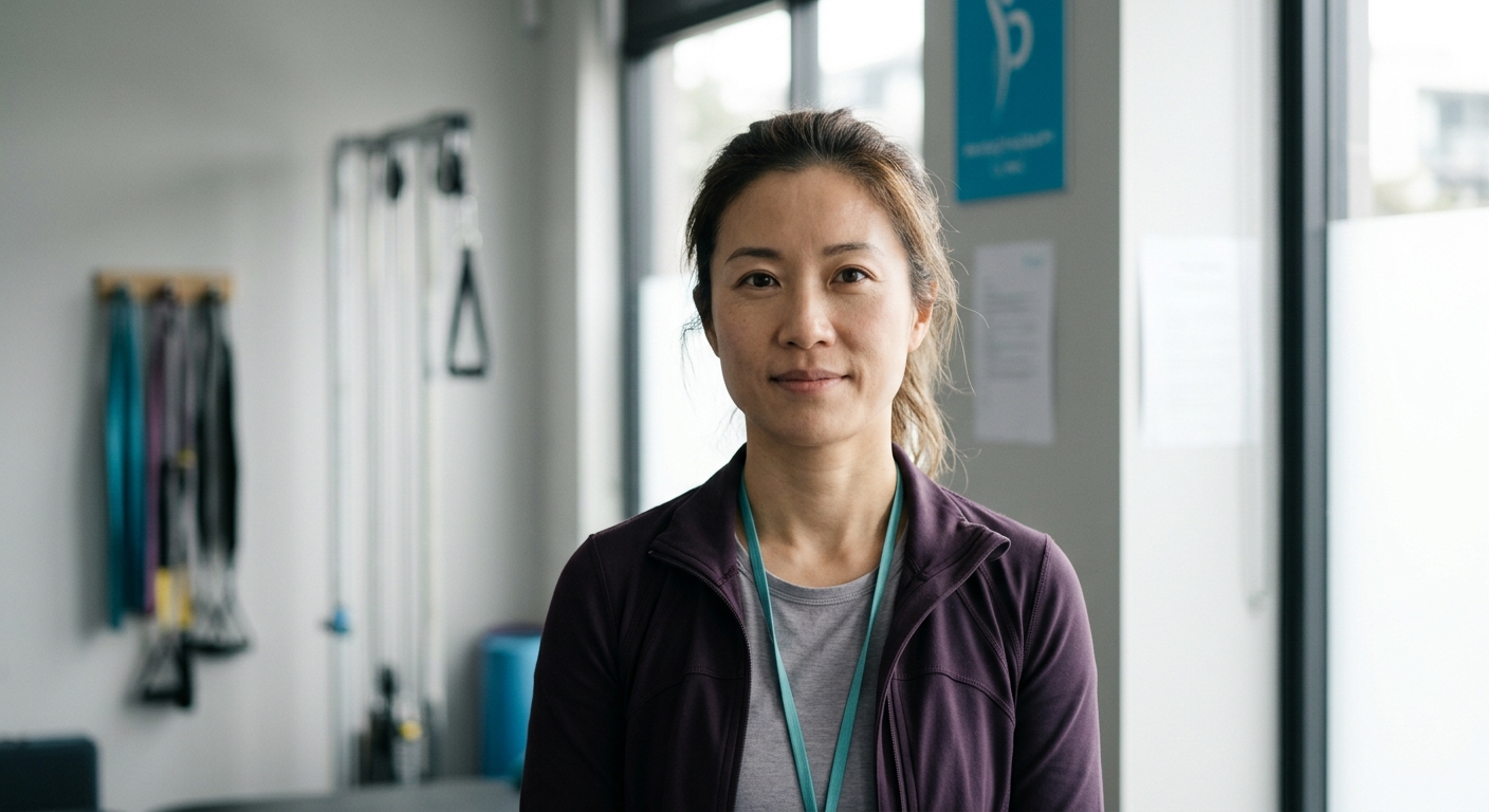 Sarah Chen, principal physiotherapist at Bayside Physio